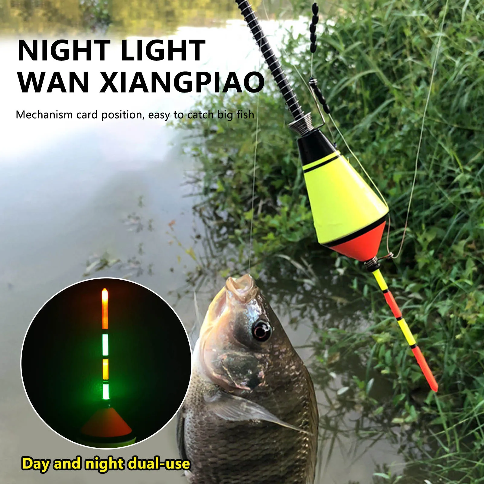 Automatic Fishing Floats Set with High Elasticity and Good Stability Essential Tool Suitable for River Reservoirs Ponds