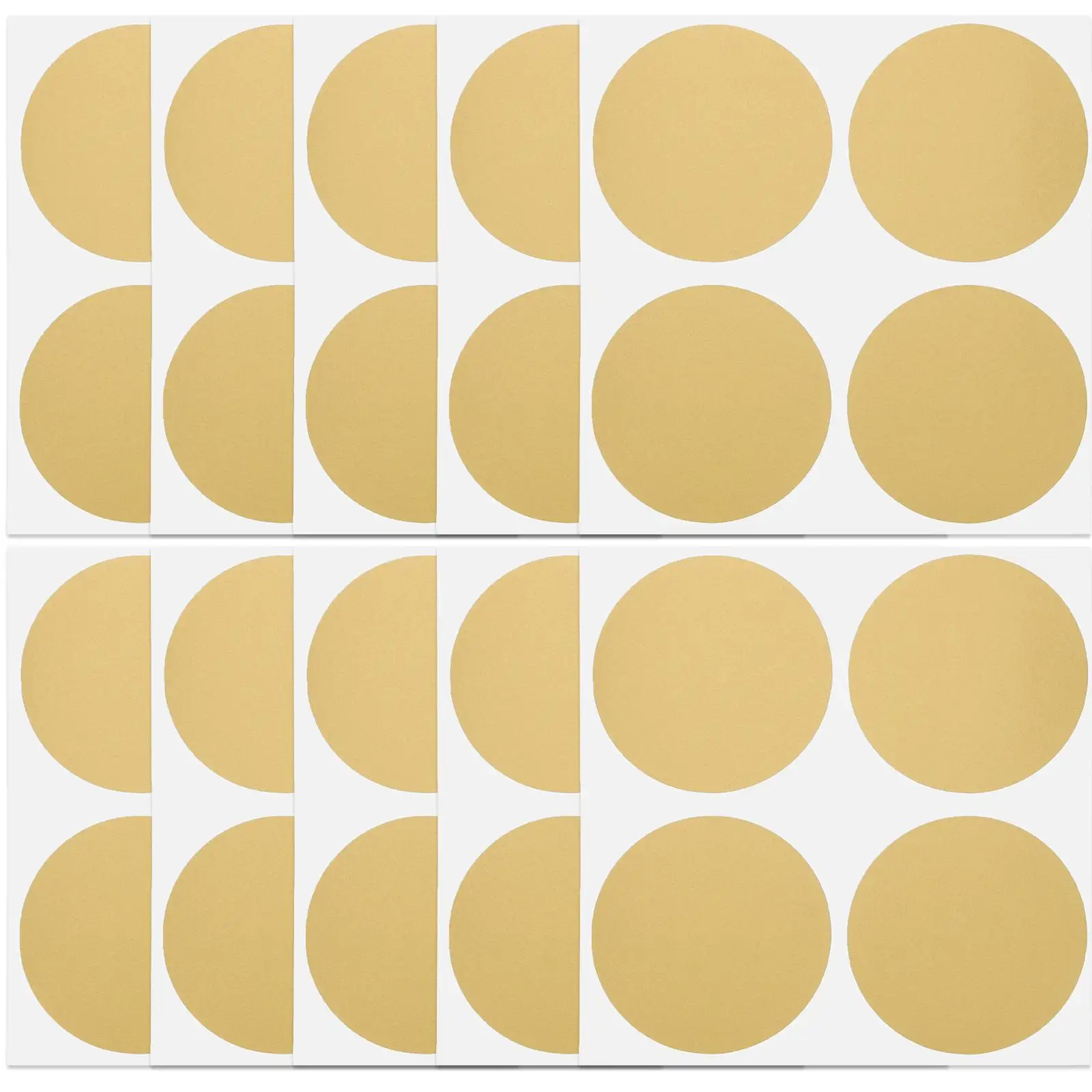 

50 Pcs Scratch Off Sticker Labels Off Stickers Round DIY Labels Peel Stick Game Props Folder Bag Tool