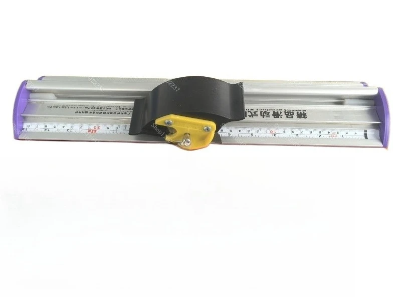 Aluminum Alloy Sliding Cutting Ruler KT Board Cutter Ruler Adjustable‑Thickness Slicing Straight Edge For Advertising Material