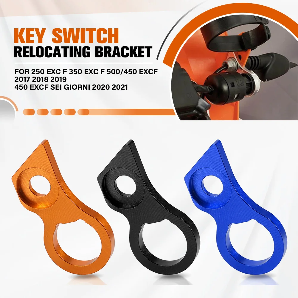 

For 250 EXC F 350 EXC F 500/450 EXCF 2017 2018 2019 450 EXCF Sei Giorni 2020 2021 Key Switch Relocating Bracket Motorcycle Parts