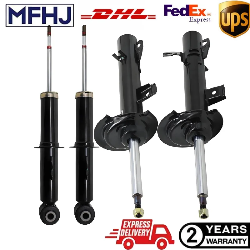 4PCS Front And Rear Air Suspension Shock Absorber Struts For BMW MINI R55 R56 31316782207 31316782208 33526857139 33526857140