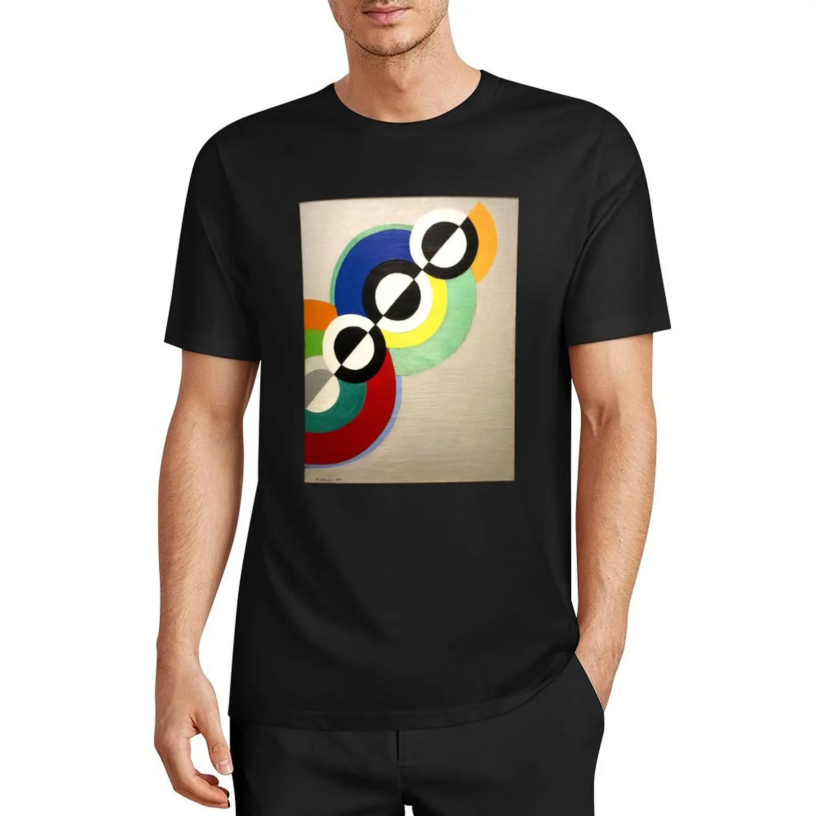 HD Rhythms, by Robert Delaunay 1934 HIGH DEFINITION T-Shirt summer clothes anime oversized fruit of the loom mens t shirts