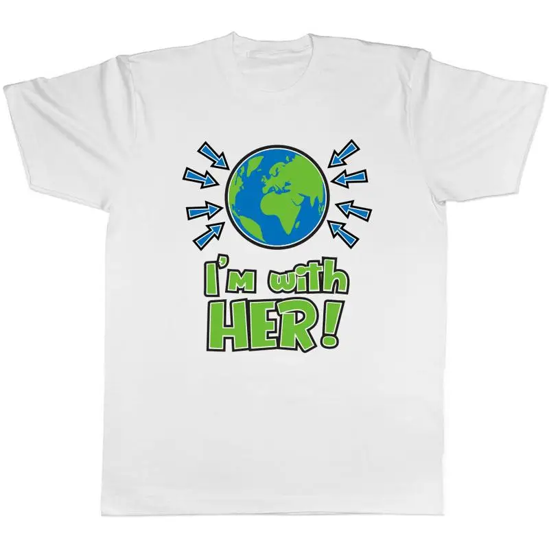 أنا مع تي شيرت رجالي