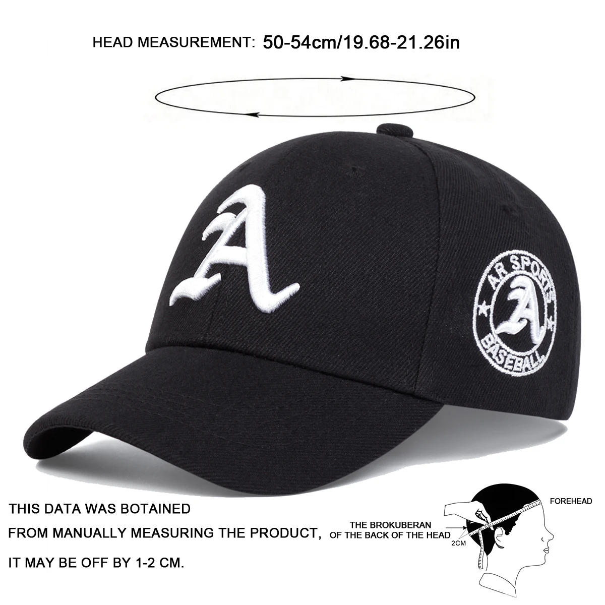 Children Gothic Letter A Embroidery Baseball Caps Spring Autumn Outdoor Adjustable Casual Hats Boy Girl Travel Sunscreen Hat