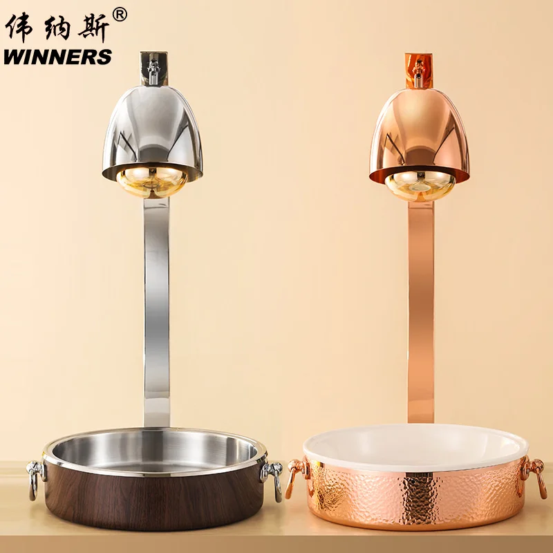 

WINNERS Commercial Stainless Steel Food Heat Lamp Electric Food Warming Desktop Lamp for Restaurant