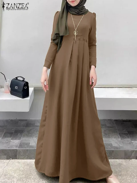 Muslim Dress Pleated Turkish Dress Turkey Muslim Casual Muslim Dress Pleated Abaya Dresses Aliexpress