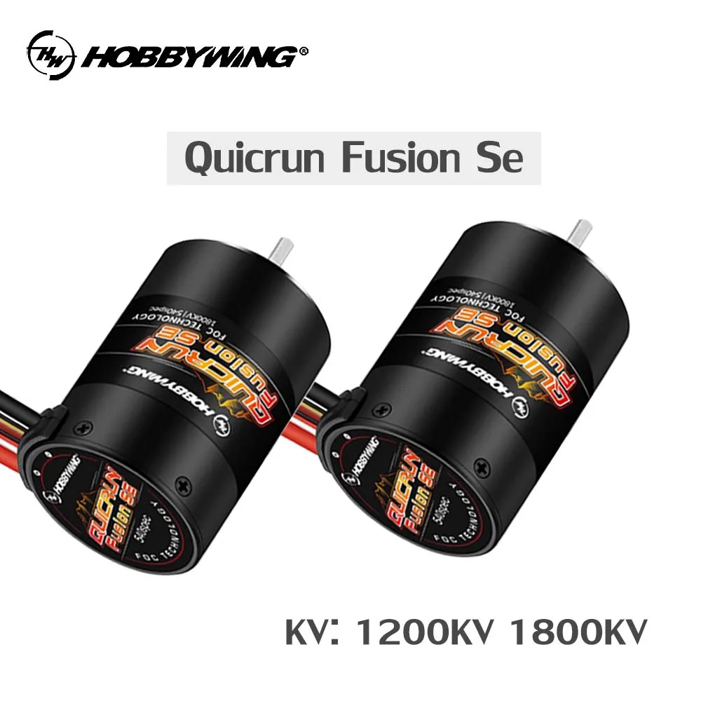 

1pcs HobbyWing QuicRun Fusion SE Combined Motor Esc 1800kv 1200kv 40a For 1/8 Rc Car Crawler Accessories