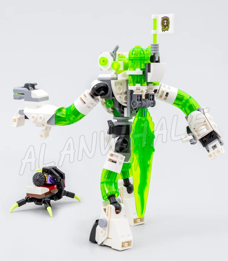 244pcs Dream uaz e Z-Blob il Robot Nightmare Monster Mech 81454 Building Blocks giocattolo compatibile con il modello