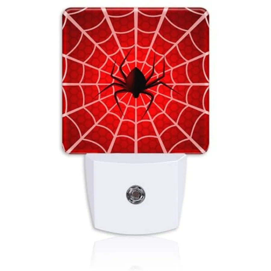 

Night Light, Cobweb Trap Gossamer Plug-in Night Light Auto Dusk-to-Dawn Sensor Energy Efficient LED Lamp for Room Decor, Hallwa