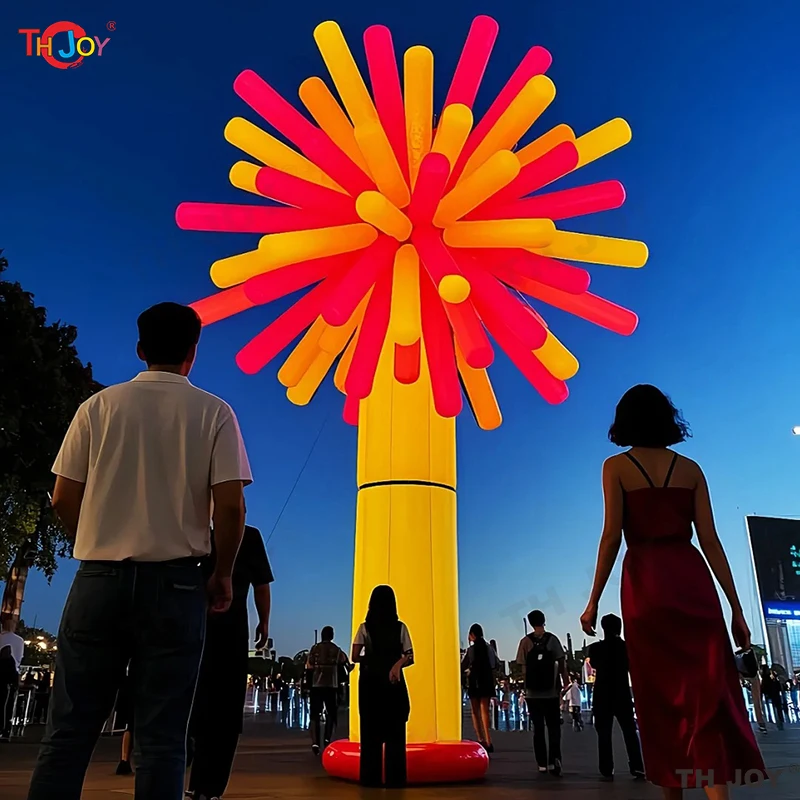 5m Tall Inflatable Fire model for party