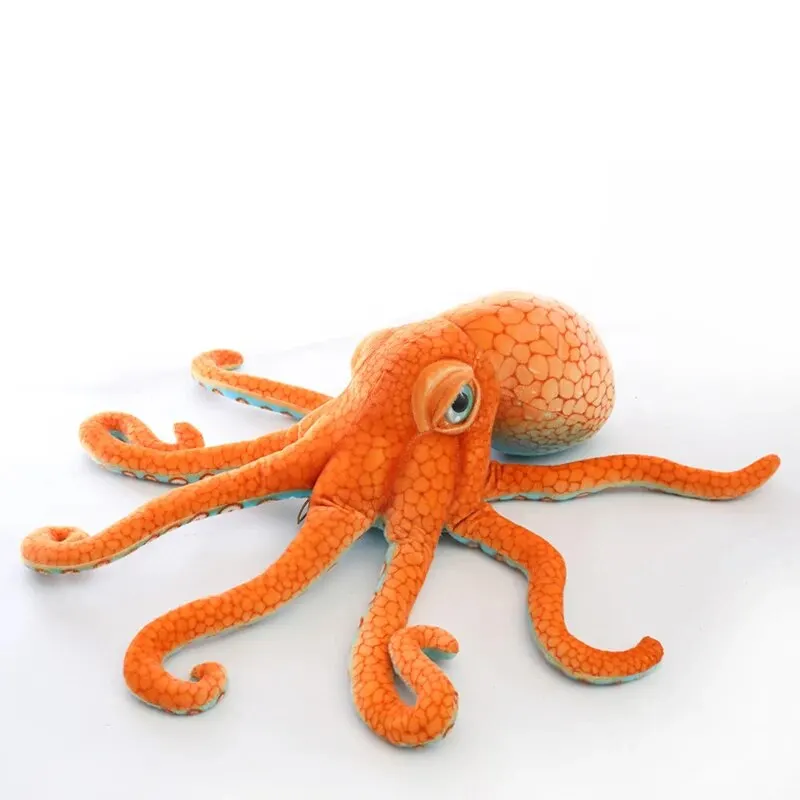 Stunning Lifelike Octopus Plush Toys Stuffed High Quality Simulated Squid Marine Animal Doll Xmas Gift for Kids Room Car Decor