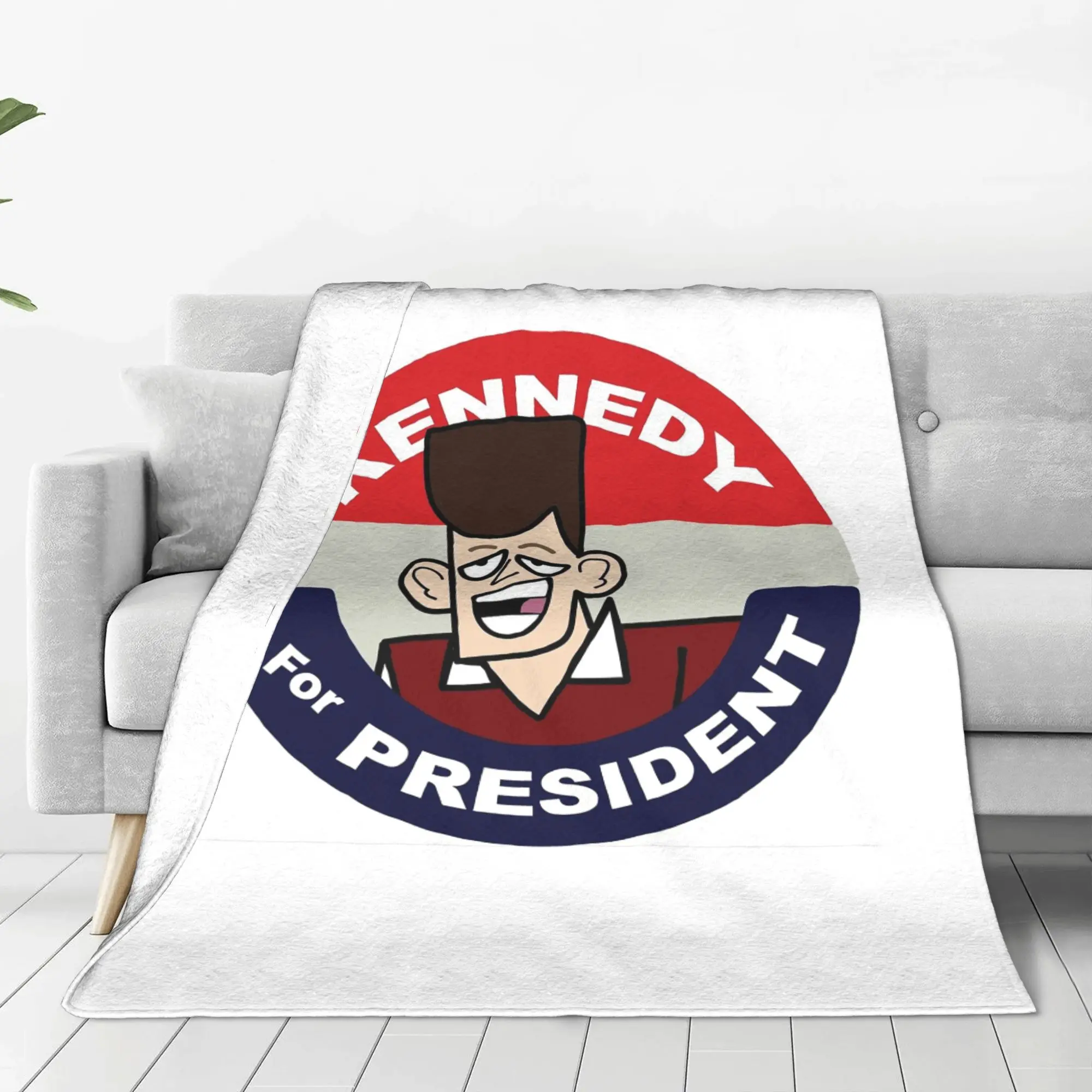 استنساخ عالية Jfk بطانية خفيفة الوزن الفانيلا أريكة رمي بطانية للمنزل غرفة نوم السفر يلقي المفرش لحاف