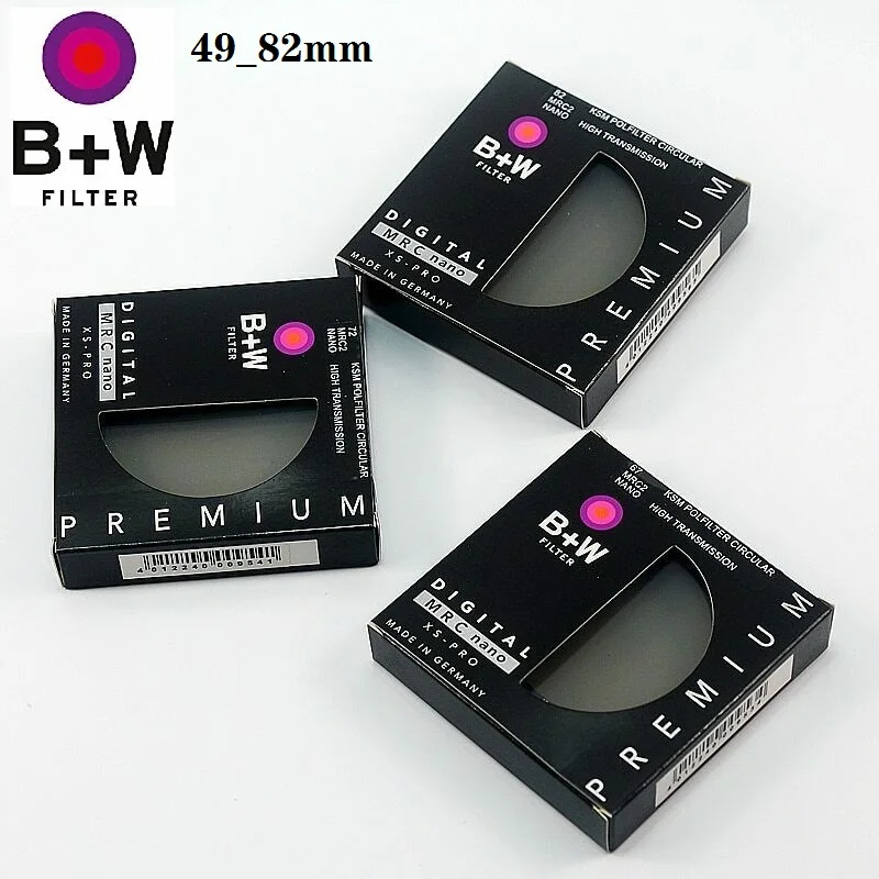 B+W CPL Digital XS-PRO MRC Nano Haze Filter 49_52_55_58_62_67_72_77_82mmCPL KSM Polarizer/Polarizing CIR-PL Multicoat Protective