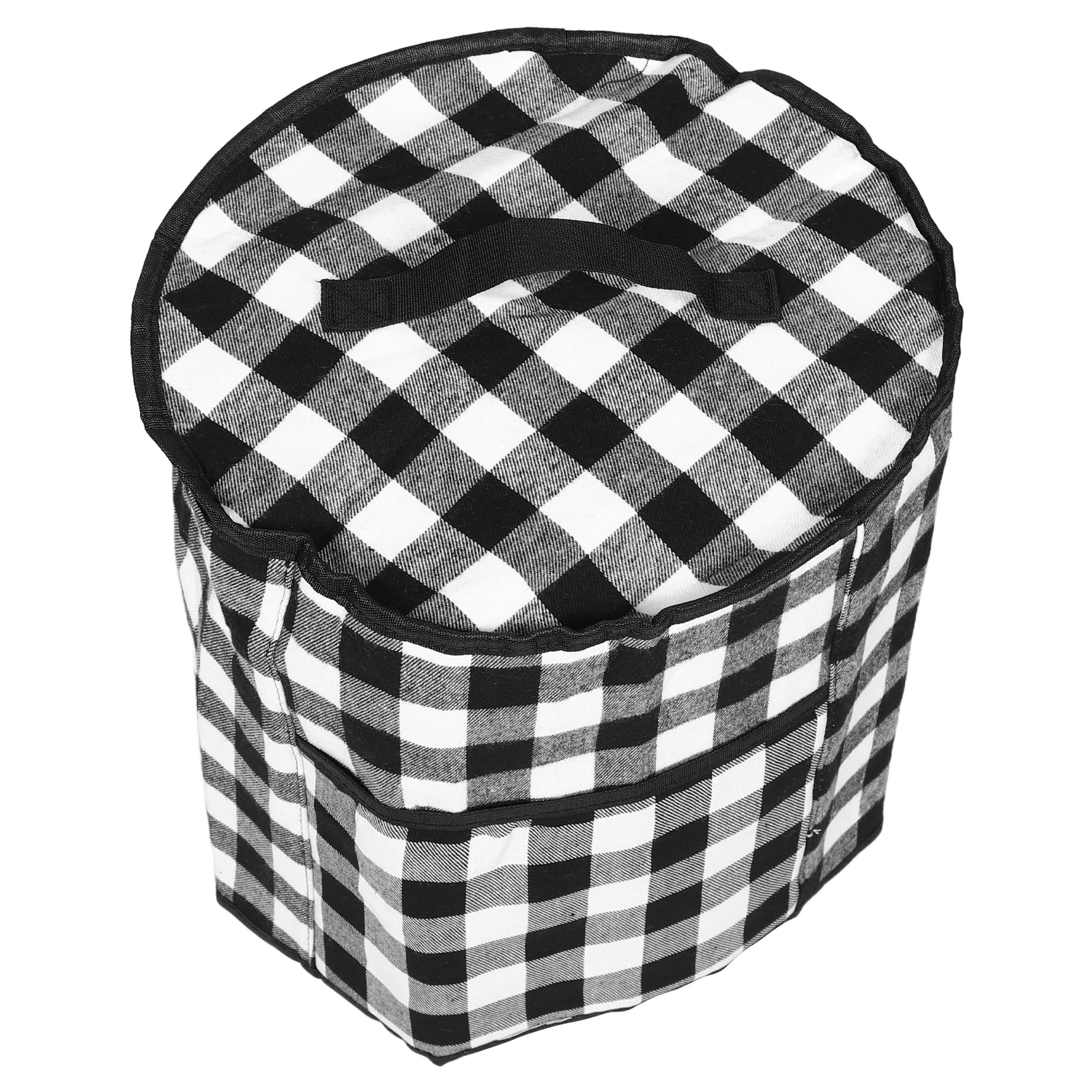 

Rice Cooker Dust 30Cmx30Cm Small Appliance Cover Handle Storage Pocket For Pressure Cooker Microwave Kitchen Organizer Foldable