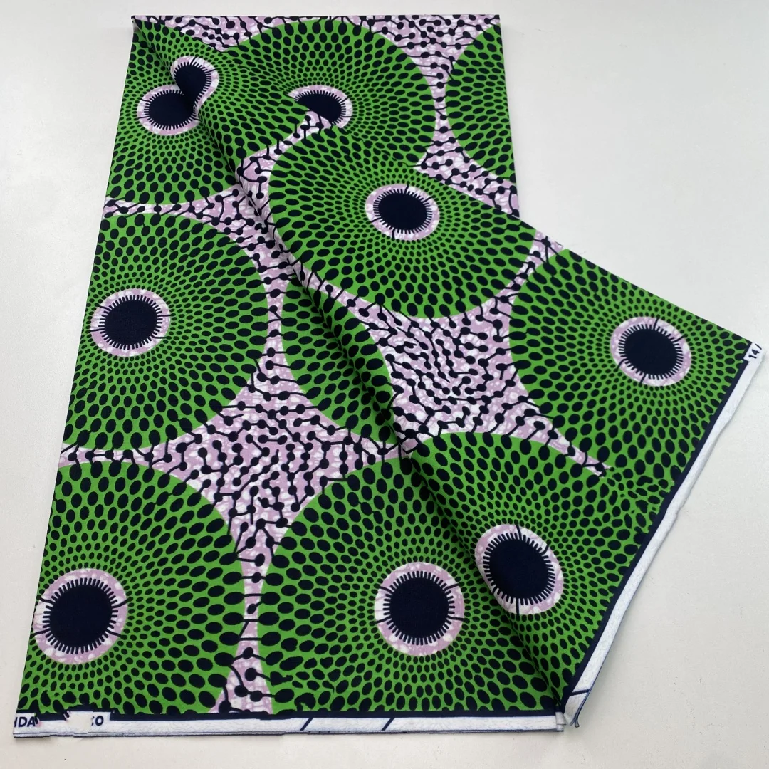 2024 Veritable Wax Guaranteed Real wax print fabric dutch hollandais pagne africa Dress 100% Cotton 3C11