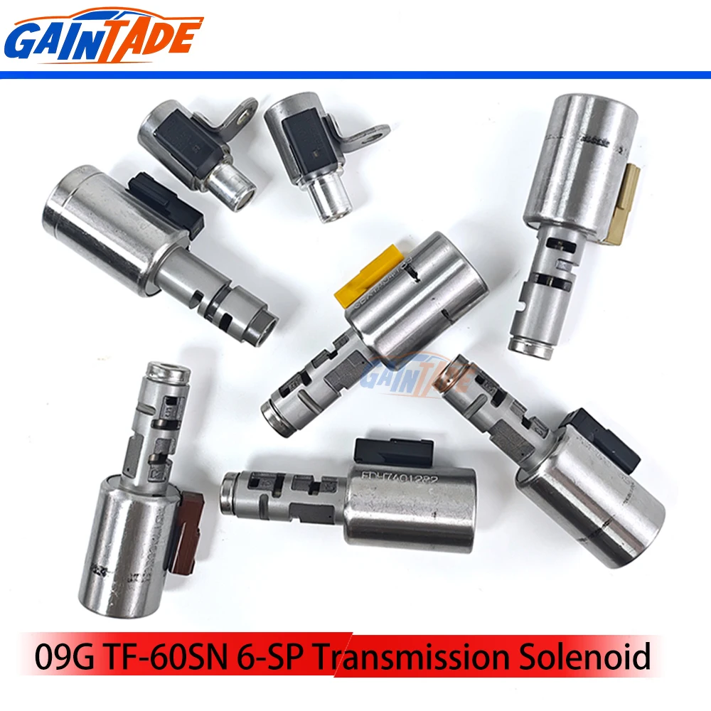 

09G TF60SN 6-speed Transmission Solenoid Kit Set For Audi TT For Mini Cooper Countryman For Volkswagen Golf Jetta For Saab Part