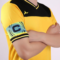 Professional Football Armband Nylon Adjustable Soccer Arm Band Leader Match Football Armband Captain Armband for Kid Adults