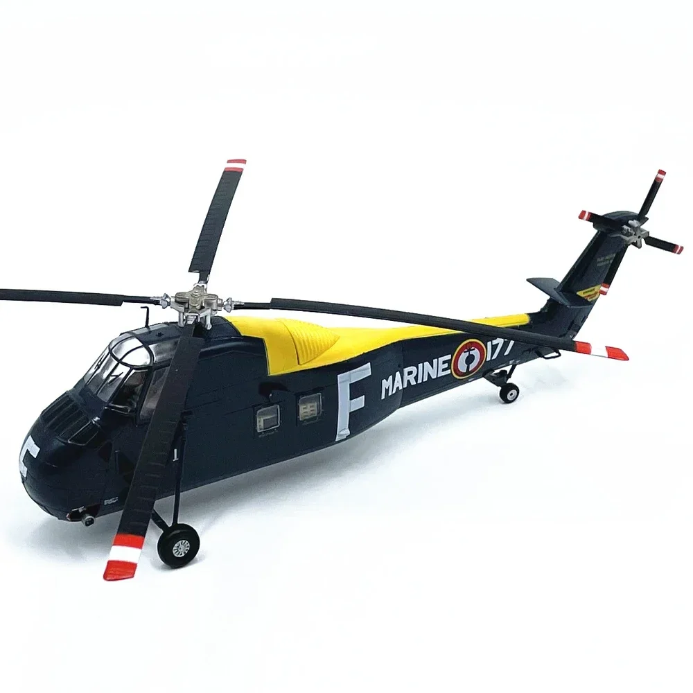 2024 New Home Decor EASY MODEL 1:72 Scale French Marine Corps H-34 Model 37013 Helicopter Aircraft Model Collectible Toy Gift