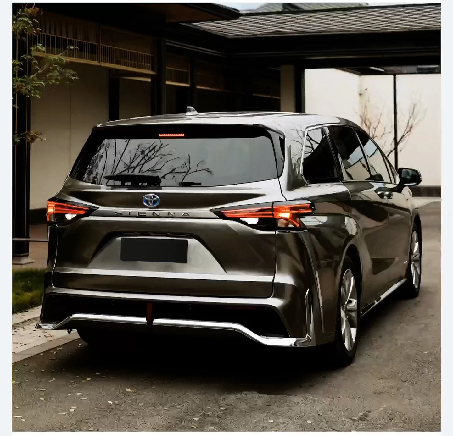 Senna Body Kit Modifikation, große Surround-Baugruppe, hintere Lippe, zerstörungsfreies In-Situ-Upgrade-Body-Kit