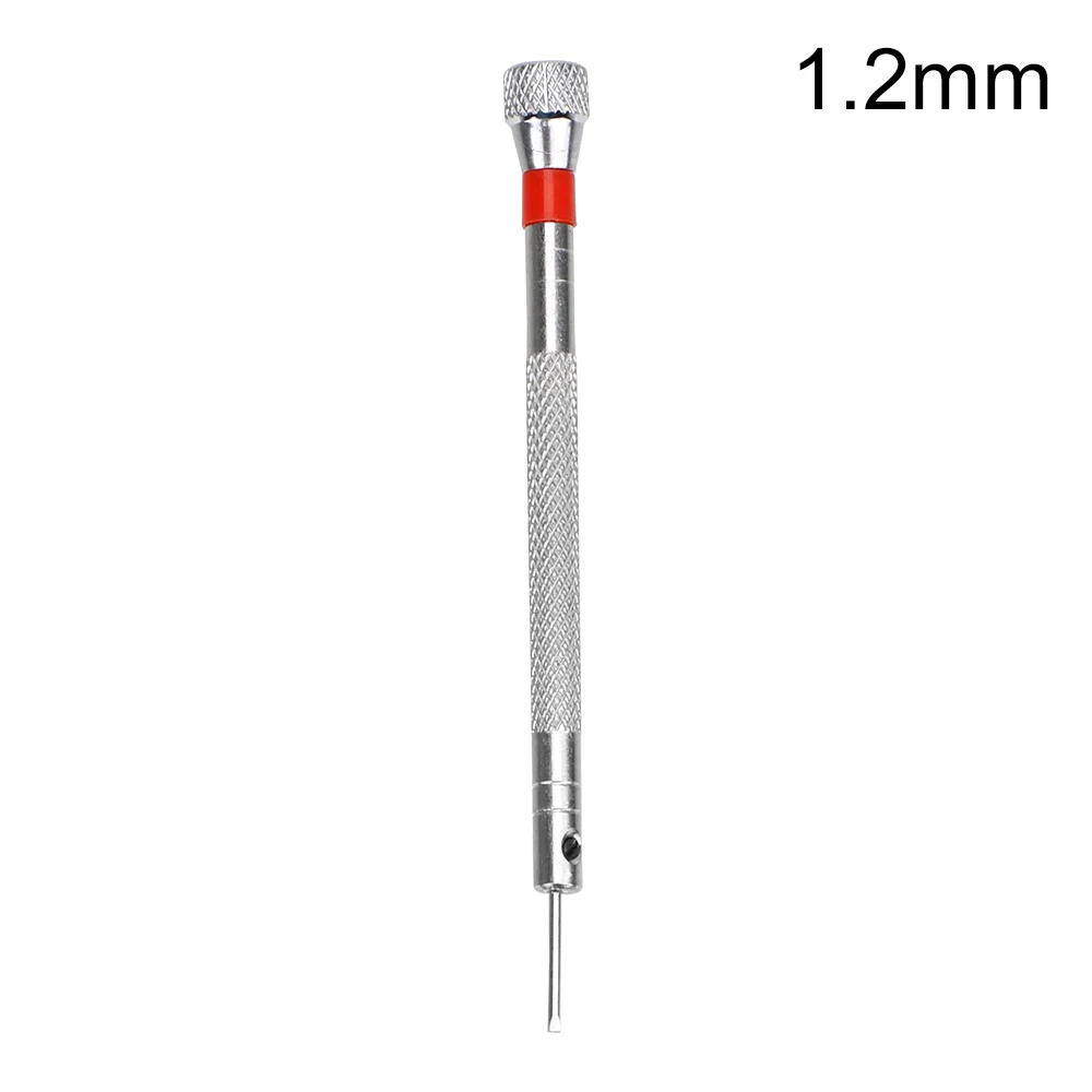 For Eyeglasses Clock Watch Watchmaker 0.8/1/1.2/1.4/1.6mm Precision Slotted Screwdriver Flat Tip Blade Head Repair Tool