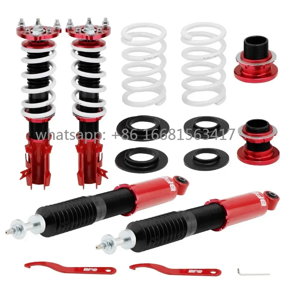 BFO Coilover 24 Click Damper Shocks Springs Kit For Honda CIVIC 2006-2011 Shock Absorber Red Suspenison Shocks Struts Kit