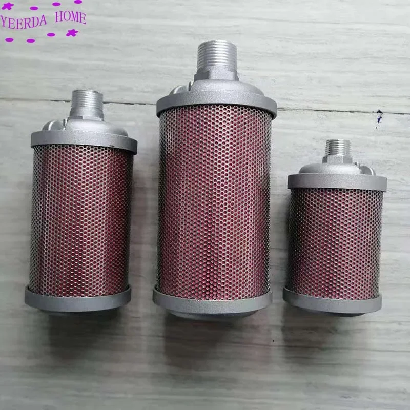 

High Quality DN15 20 25 32 40 Industrial Exhaust Filter Silencer Muffler For Adsorption Dryer Diaphragm Pump Air Compressor