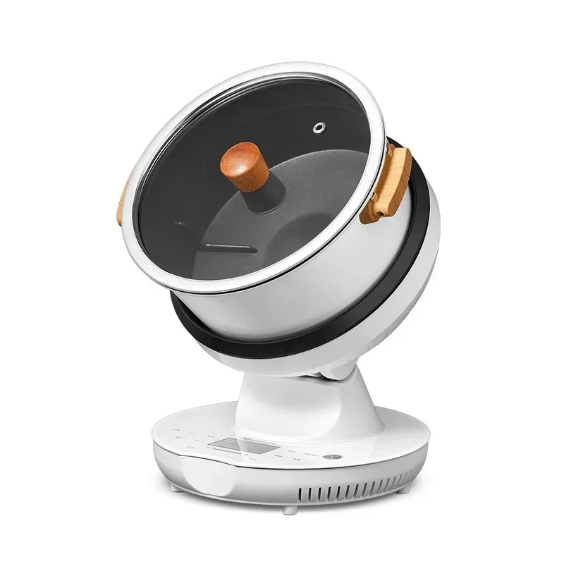 Automatic Vegetable Stir Fry Machine Home Use Smart Cooking Robot with Lid Opening FunctionGoods in stock