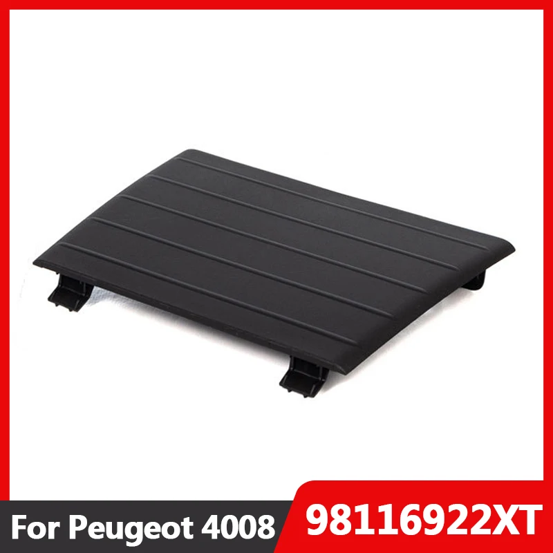 

1PC Car Front Bumper Lower Center Grille Cover for Peugeot 4008 98116922XT Black