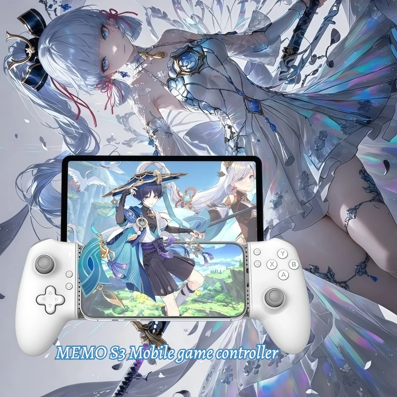 

MEMO S3 мобильный игровой контроллер, радиатор, эргономичный, скорость возврата 1000 Гц, линейный триггер для зала, двойной режим, выносливость, микро движения Kaihua