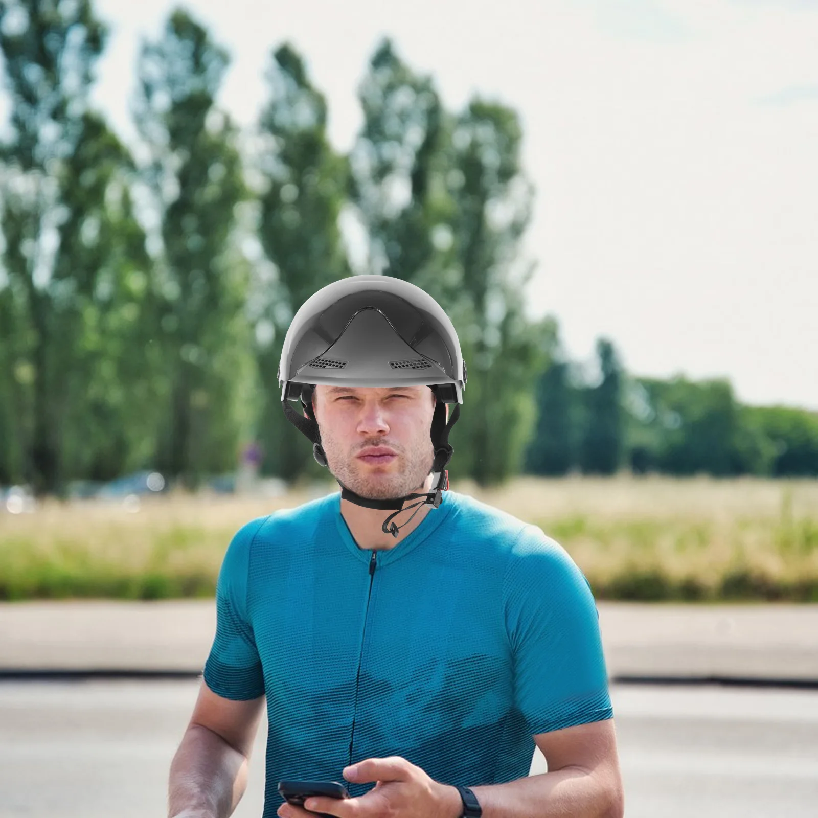 

Motorcycle Half Safety Hat for Men Women Electric Scooter Bike Riding Protective Gear Adult Helmets Sports Supplies