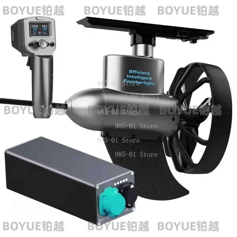 Ultra-long endurance electric thruster, suitable for inflatable paddle boards, kayaks and backpack boats