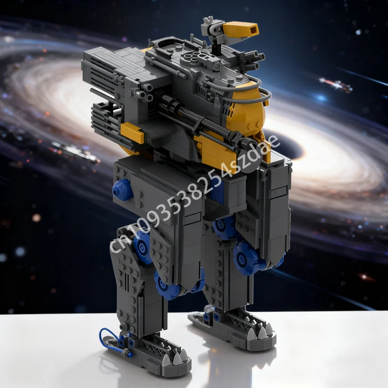 

1052pcs MOC Touro Brigador Spaceed Model Building Blocks Assemble DIY Creative Idea Education Christmas Gift Brick Toy Kids