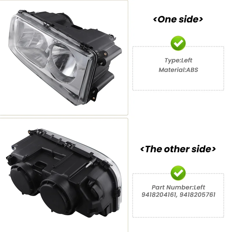 

G9-для Benz Actros Truck Parts Фара в сборе
