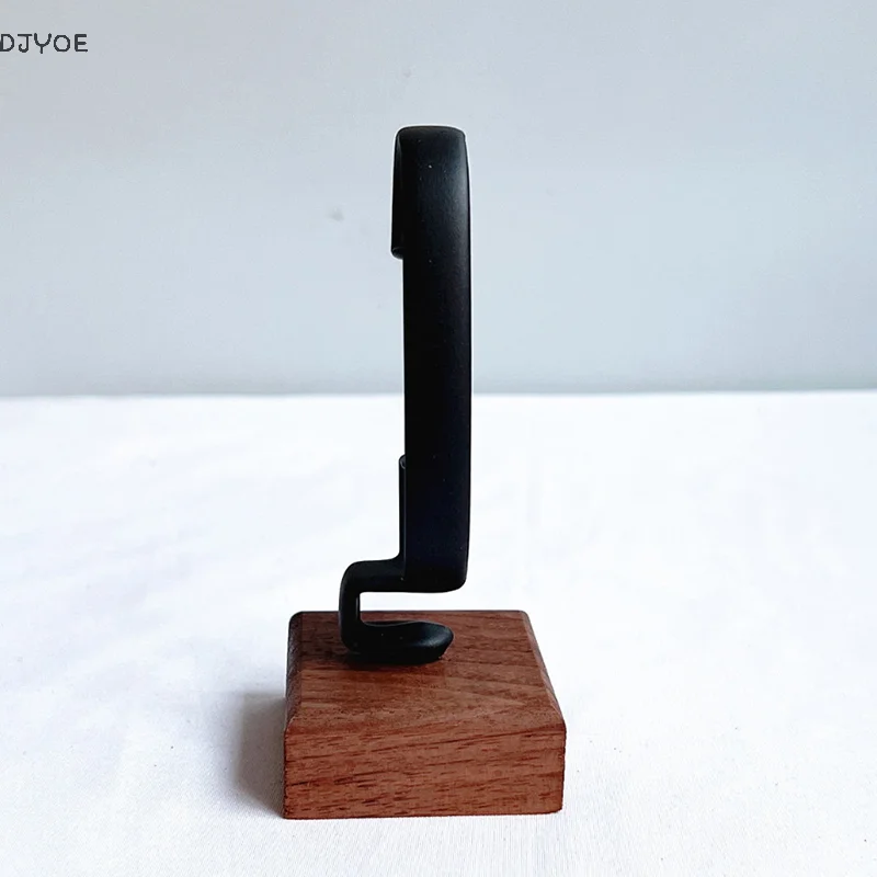 

【DJyoe】Wooden C-Shaped Watch Holder Jewelry Organizer Display Stand For Bracelet Ring Earring Watch Display wood Watch Stand