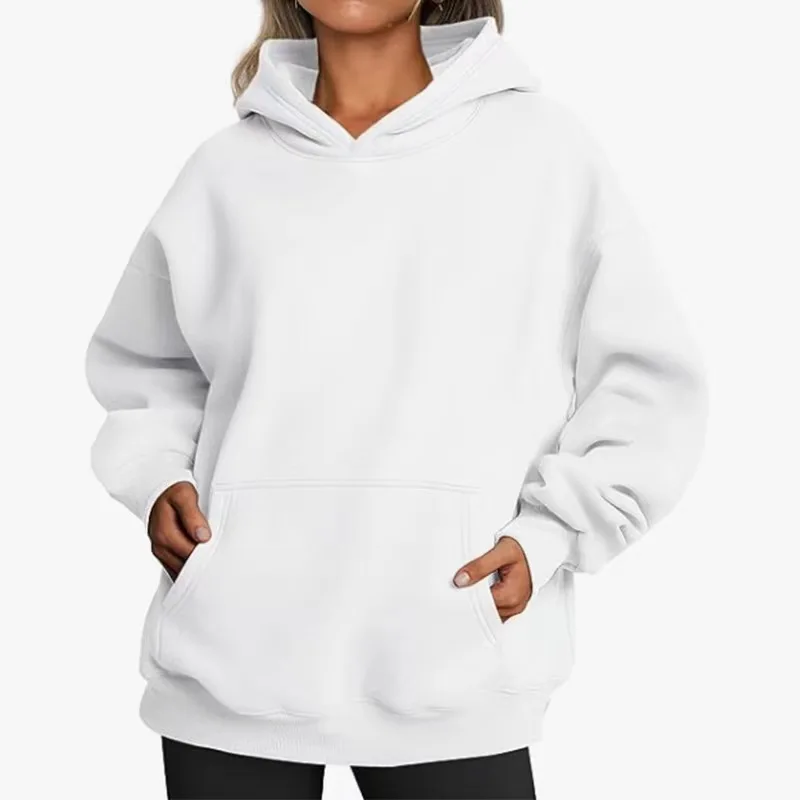 New Men Casual Hoodies Women Fleece Warm Hoodies Spring Autumn Pullovers Fashion Black Multiple Colour Oversized Sweatshirts Top image 6