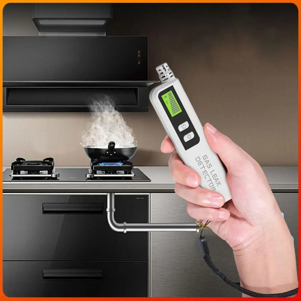 

Gas Leak Detector with Audible & Visual Alarm Portable Gas Sniffer Combustible Gas Detector for Home and RV