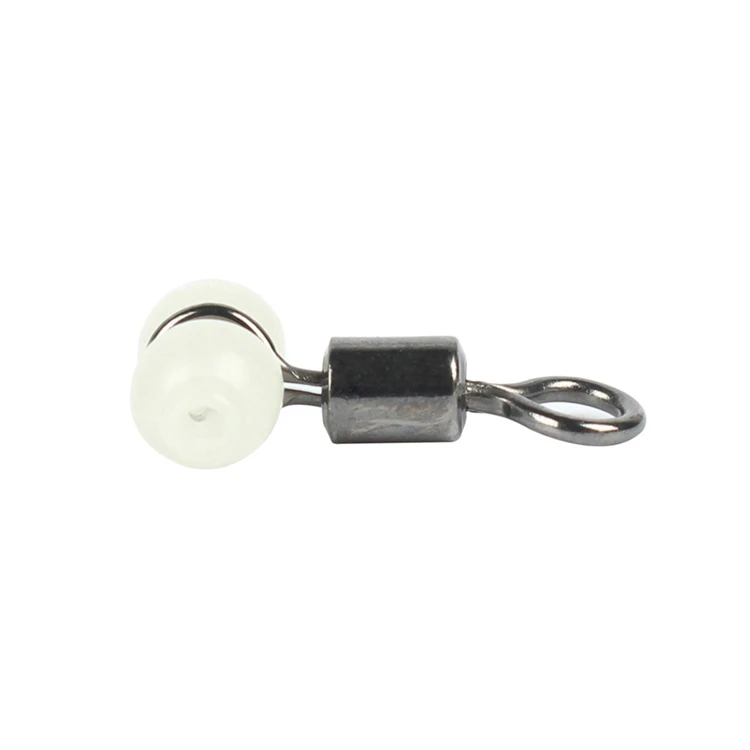 MNFT 100Pcs Luminous 3 Way Durable Fishing Swivels Sea Fishing Accessories Rolling Swivels Connector Sea Fishing Hook Size L S