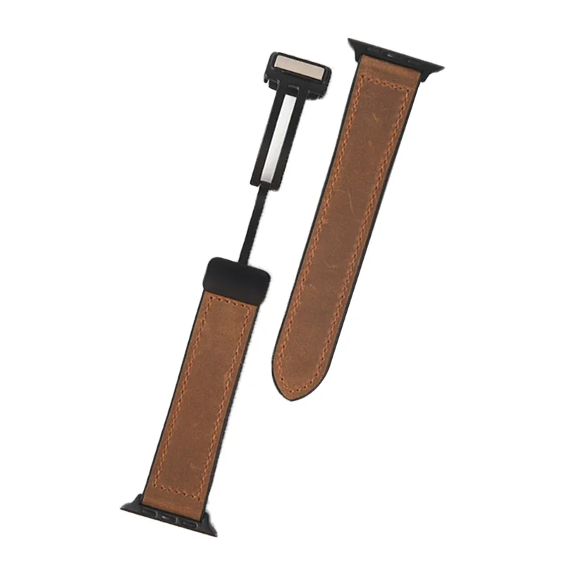 Силиконовый + кожаный ремешок для Apple Watch Band 49 мм, 44 мм, 45 мм, 42 мм, 40 мм, аксессуары, браслет для iWatch Ultra Series 9 8 7 SE 6 5 4