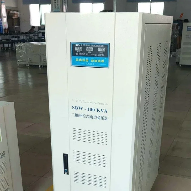 Three-phase compensated voltage regulator, voltage regulator SBW three-phase high-power regulator