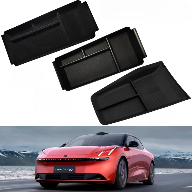 

Для LYNK & CO Z10 подлокотник для центральной консоли, ящик для хранения салона автомобиля, хранение аксессуаров для интерьера