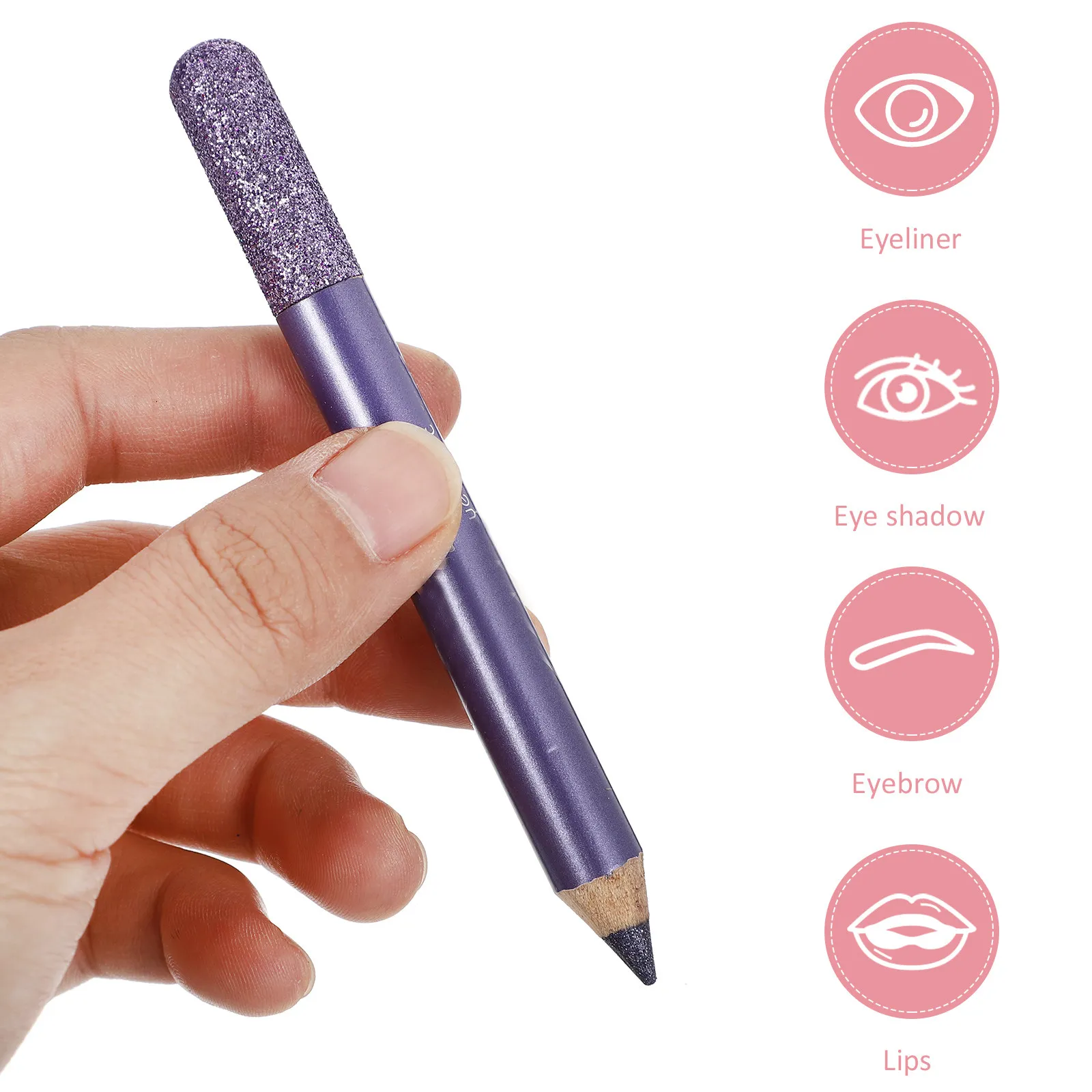 12Pcs Makeup Pen Set Vibrant Shadow Sticks for Women Daily Or Party Use Long-Lasting Shimmer Finish Gift Choice