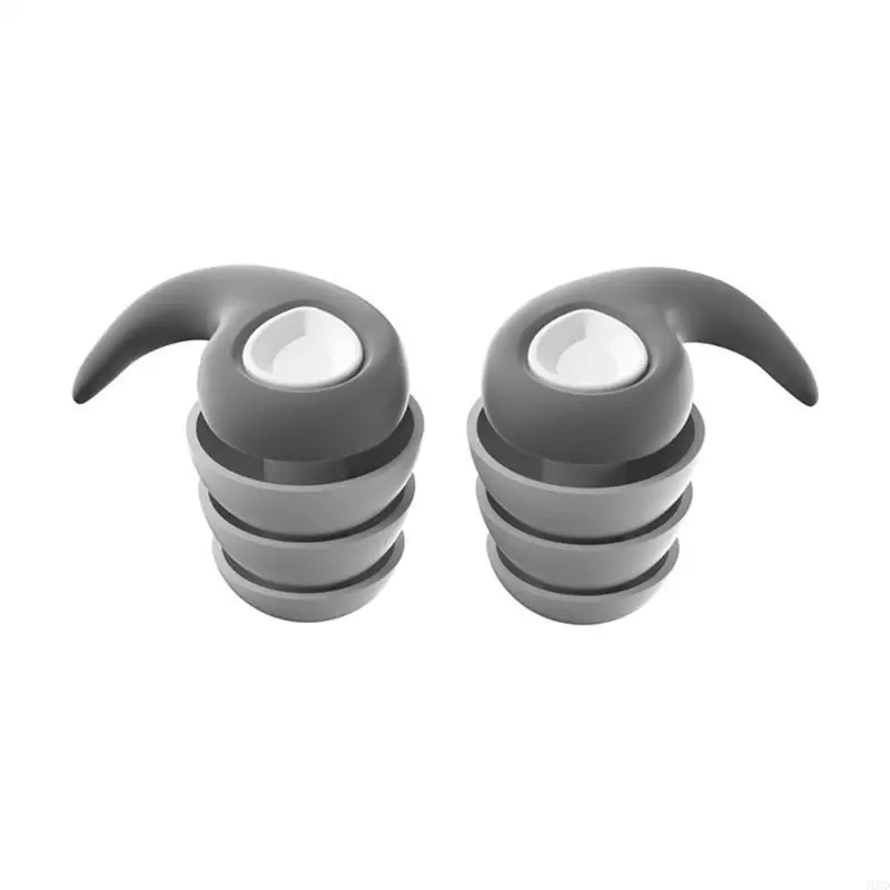 J1HD Sleeping Earplugs Soft Silicone Plugs Professional Soundproof Noise Reduction