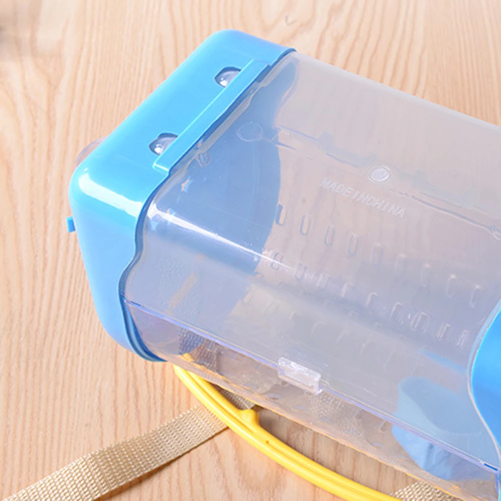 1 قطعة حامل الحيوانات الأليفة مادة مريحة المحمولة الهامستر صندوق حمل نافذة مراقبة شفافة مناسبة صغيرة