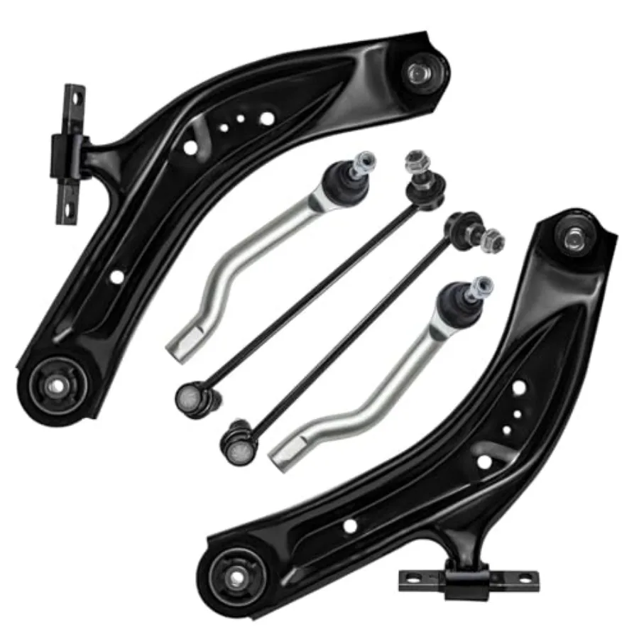 

Oś Detroit — передний комплект подвески из 6 предметов для Nissan Rogue 2017-2019 Rogue Sport Qashqai 2 нижних рычагов с шаровым шарниром