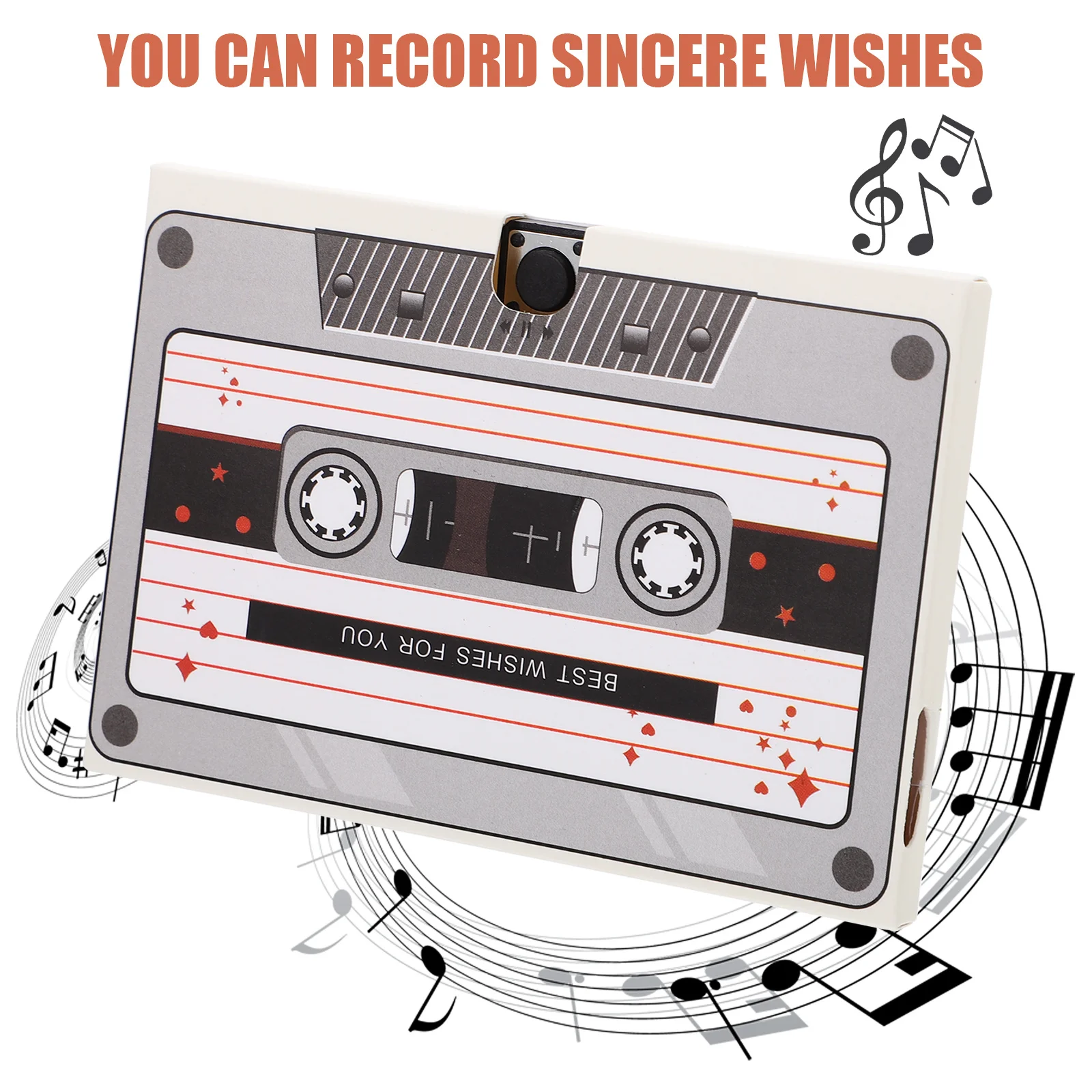 

Recordable Musical Birthday Card Recording Capacity Elegant Patterns for Friends and Family Birthday Party Cards