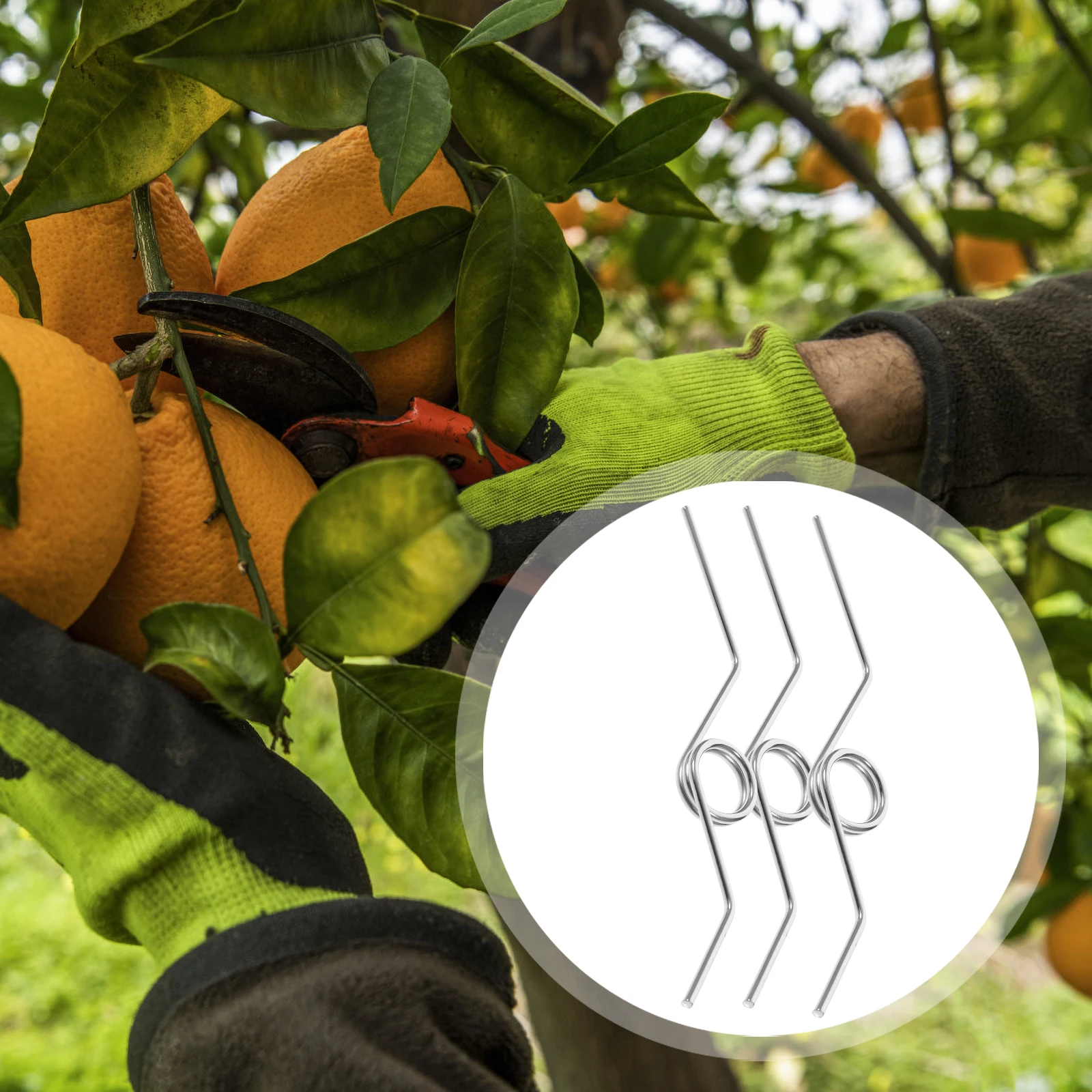 5pcs Pruning Shear Replacement Springs Stainless Steel For Garden Pruner Tools Handheld Trimming Shears Pruner Parts