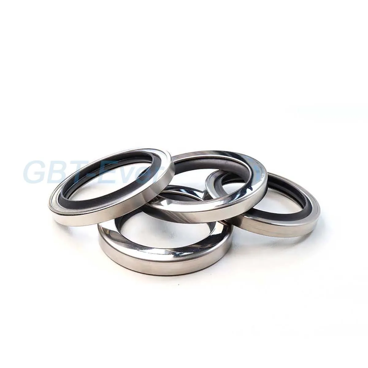 1Pcs PTFE Lip Oil Seal With Stainless Steel Housing Dual Lip Screw Air Compressor Spare Parts ID x OD x Height 8x18x6~26x42x10mm