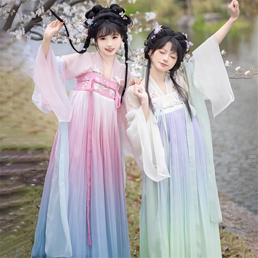 Ancient Chinese Costume Fairy Cosplay Hanfu Dress for Women Vintage Tang Suit Hanfu Noble Princess Costume Folk Dance National
