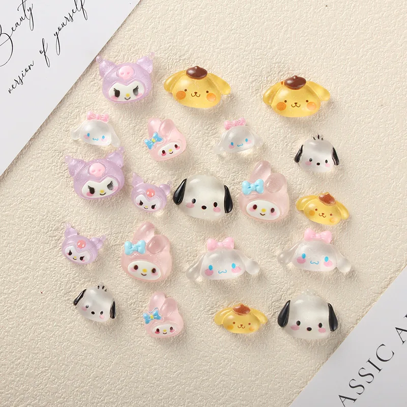 

20Pcs Cartoon Animal Resin DIY Accessory Can Be Used As An Accessory for Handmade Earrings Hair Clip Keychain Bracelets Pendants