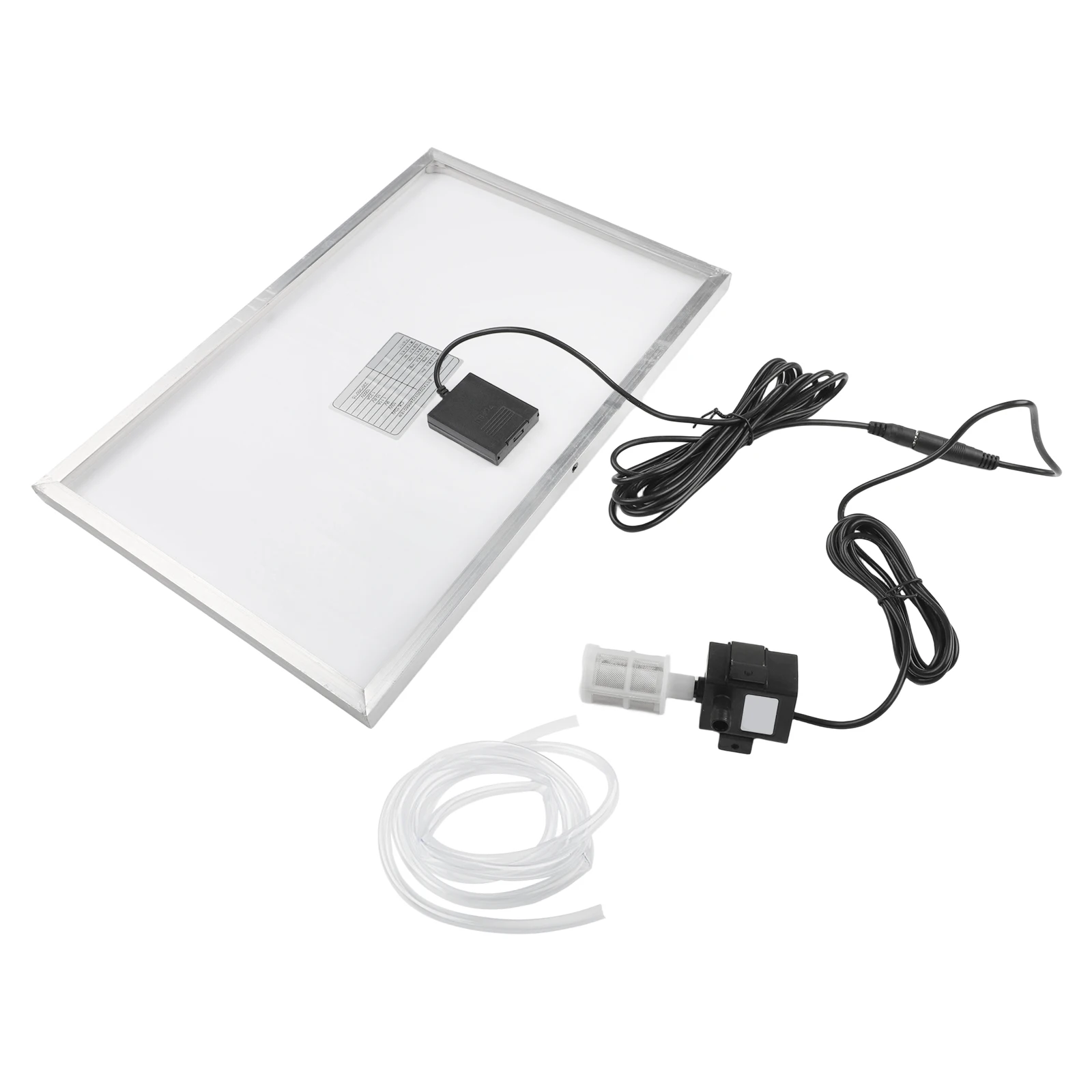 35*23cm Solar Panel Pond Filtration Pump Renewable Energy Water Pump Aquatic Life Pump Water Circulation Solution